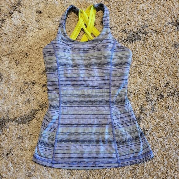 Lululemon athletica blue work out tank top - Picture 1 of 4